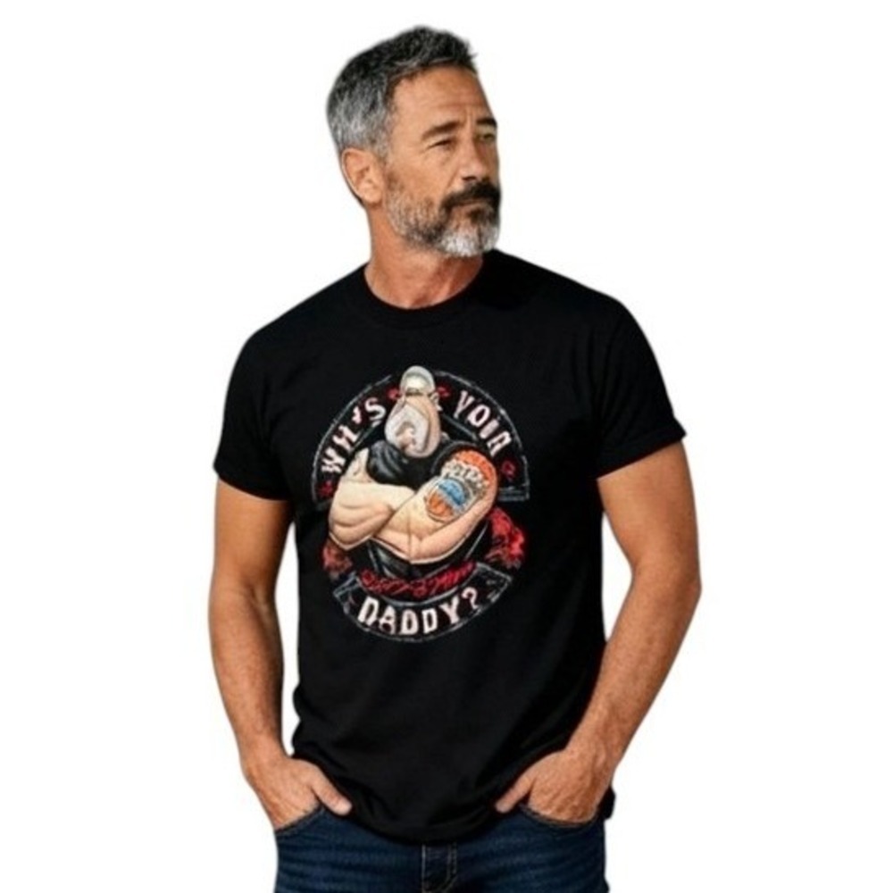 Orange County Choppers Black Printed Short‎ Sleeve Graphic Tee Shirt Large